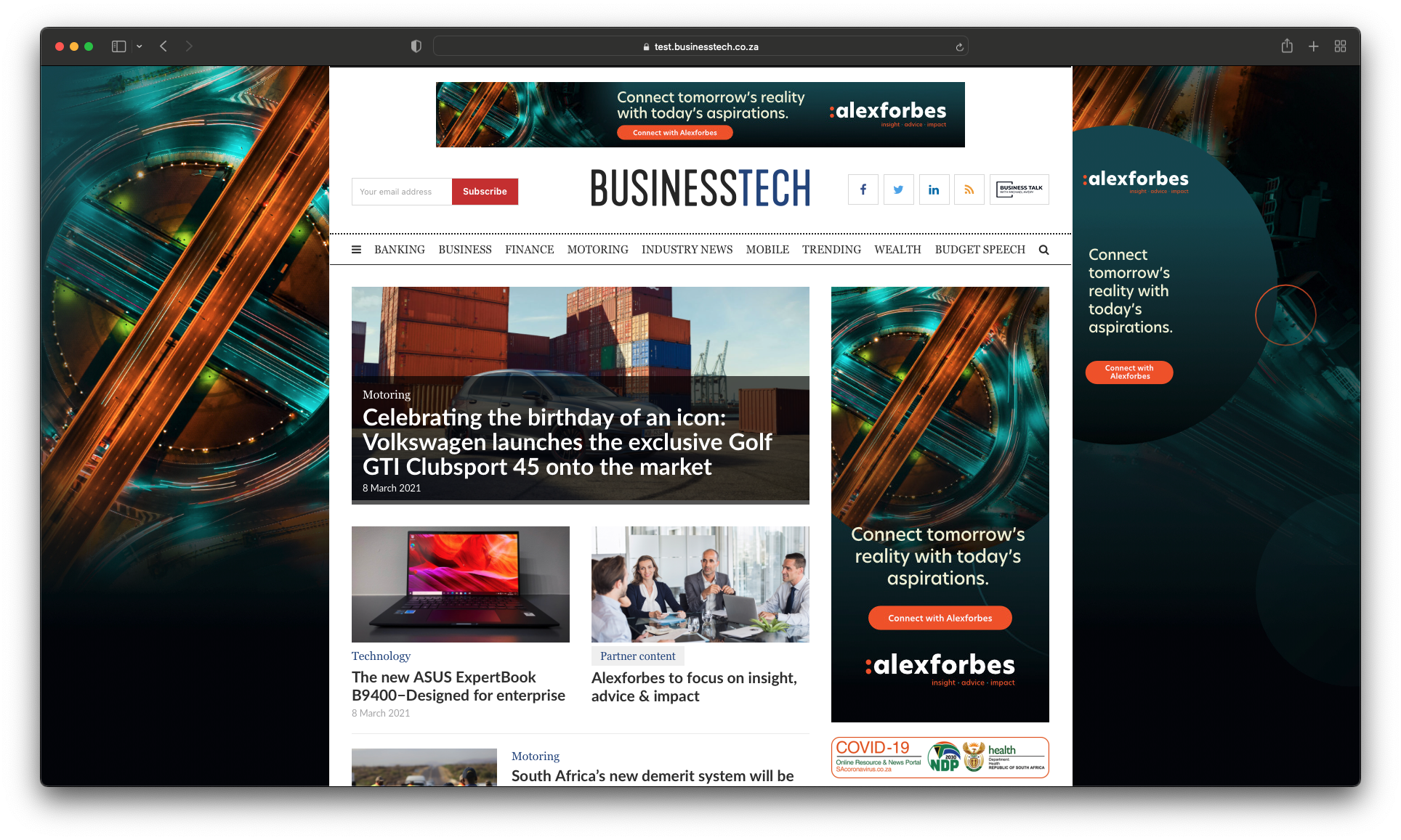 AF rebrand takeover businesstech