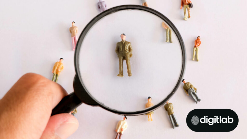 The Digital Toolkit: Apollo.io - magnifying glass on toy model