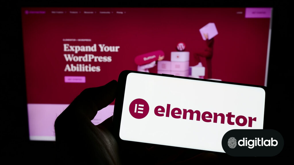 The Digital Toolkit: Elementor Hosting - phone and screen in background